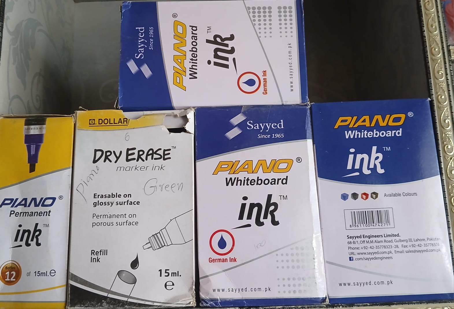 Piano Dollar Permenent Board Ink