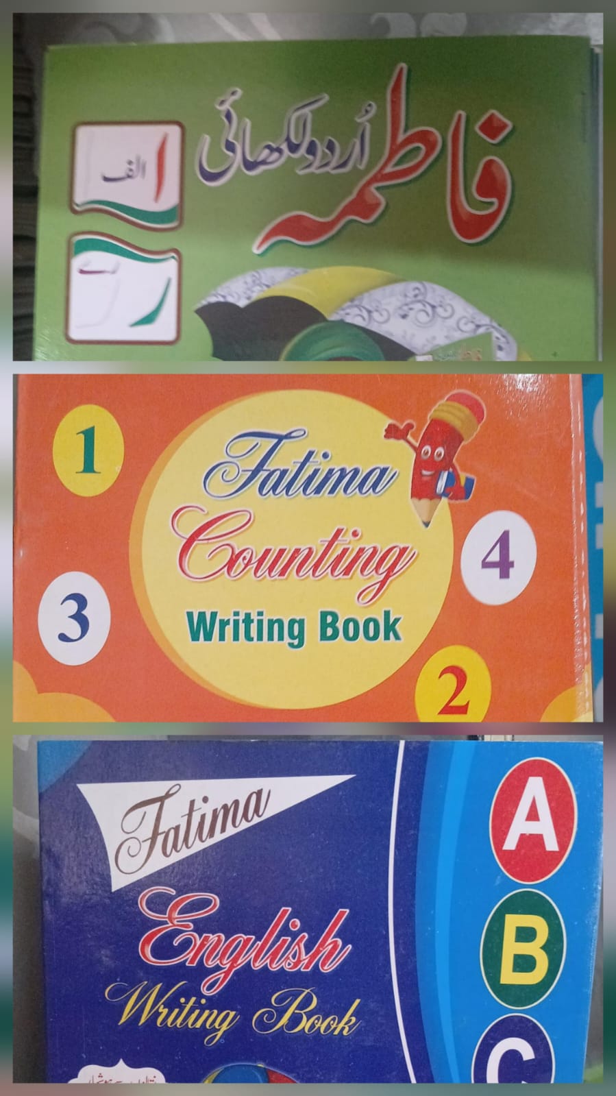 Fatima Writing Book E.U.M