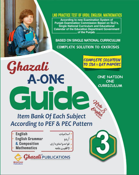 GHAZALI GUIDE CLASS 3